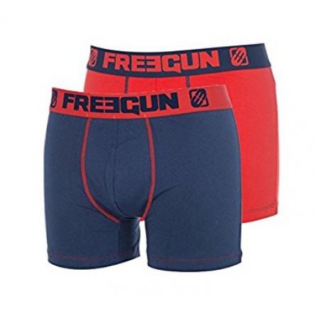 Freegun | 2 Pack Boxers Rood / Blauw